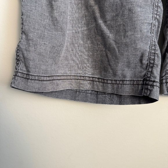 Prana‎ Men's HEMP Blend Lightweight Walking Shorts Casual Gray Size 34 Festival - Picture 3 of 15